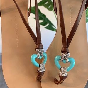 Giuseppe zanotti leather sandals